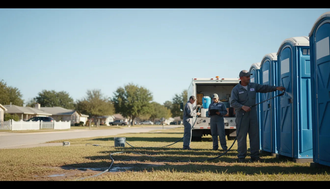 Long-Term Portable Toilet Rental in Gallion, AL near me